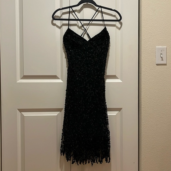 Vintage Betsy Johnson beaded cocktail dress. - Picture 1 of 8